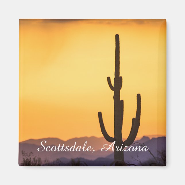 Imã Scottsdale pôr do sol antes da tempestade (Frente)