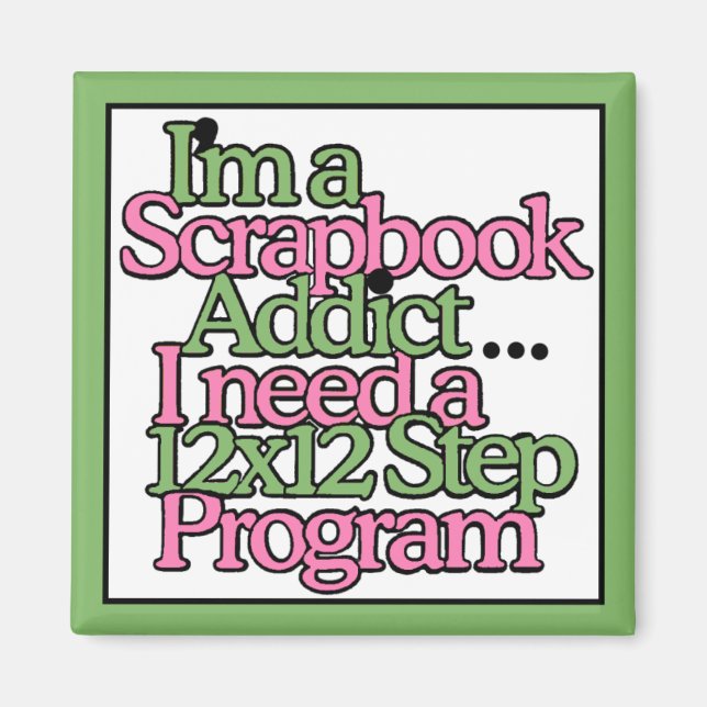 Imã Scrapbook Hobby (Frente)