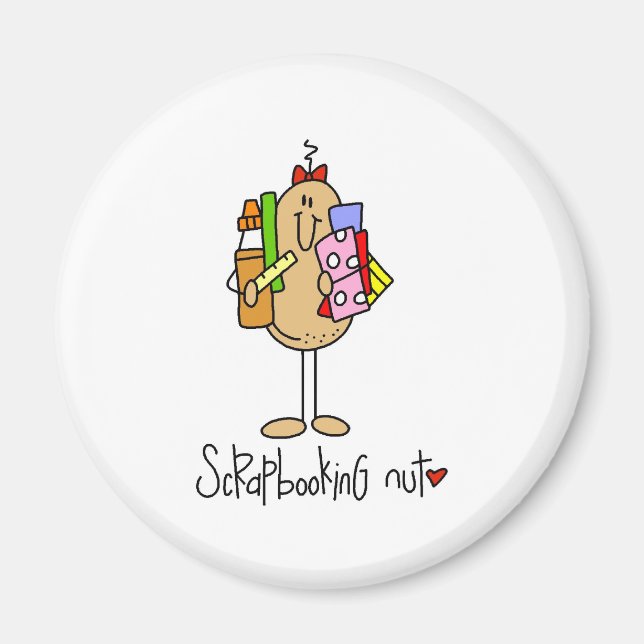 Imã Scrapbooking Nut (Frente)