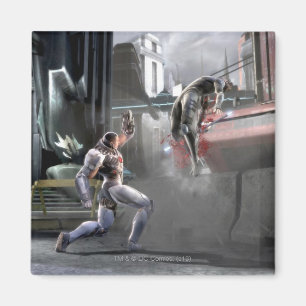 Imã Screenshot: Cyborg contra Nightwing