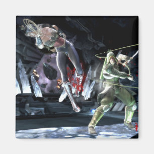 Imã Screenshot: Mulher maravilha contra a seta verde