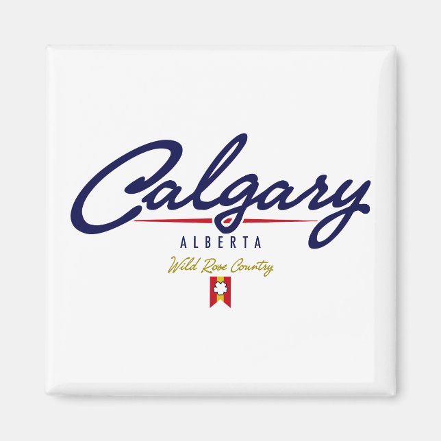 Imã Script Calgary (Frente)