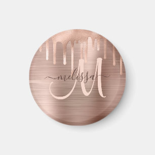 Imã Script de Blush de Metal com Dissipador Dourado co