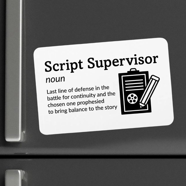 Ímã Script de Definição de Supervisor Set Life 4" x 6" (Criador carregado)