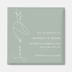 Imã Script manuscrito verde moderno de sábio simples