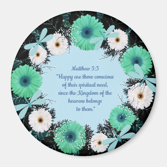 Imã Script Verso Reino de Mensagem Espiritual (Frente)