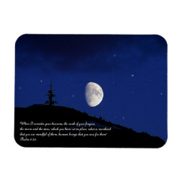 Ímã Scripting Inspiracional Psalms 8:3,4