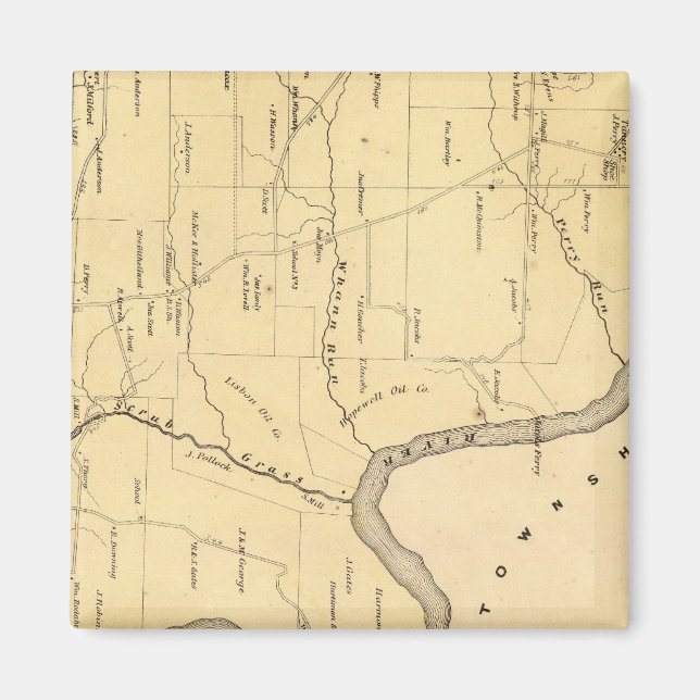 Imã Scrub Grass Township (Frente)