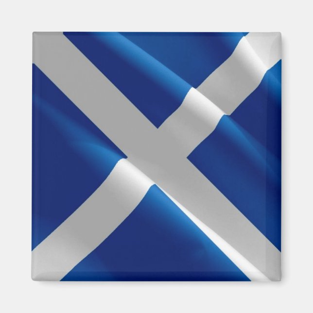Imã SCT002 WAVING FLAG escocês SCOTLAND, Fridge (Frente)