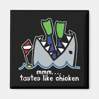 Imã Scuba Testa O Tubarão-Galinha