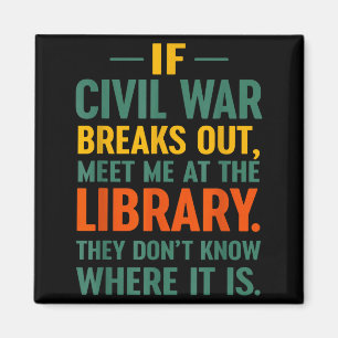 Imã Se a Guerra Civil Estourar Encontre-se Na Bibliote