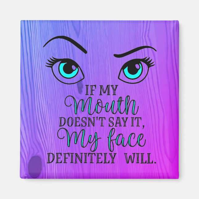 Imã Se a minha boca não disser (Frente)