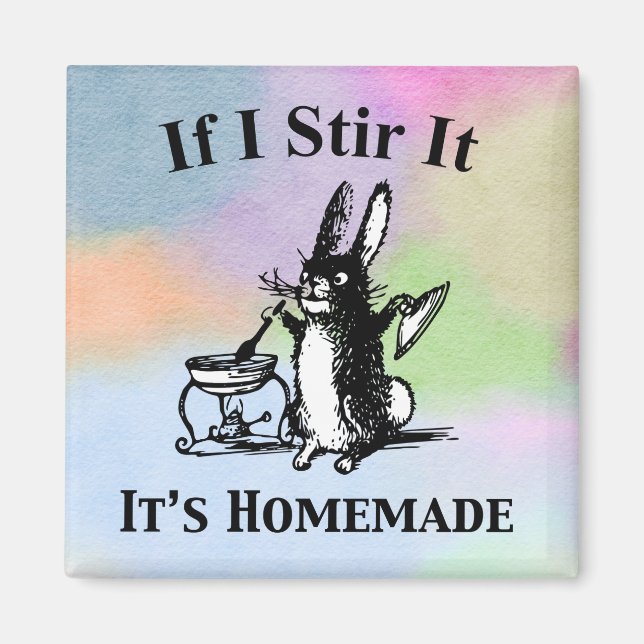 Imã Se eu mexer, é o "Homemade Magnet" (Frente)