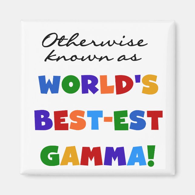 Imã Se não sabido como presentes da gama Melhor-est (Frente)