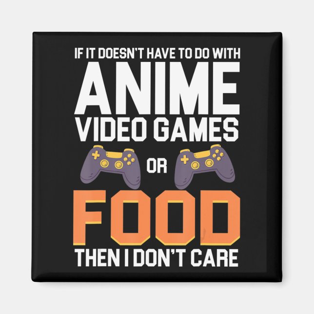 Imã Se não tem a ver com Videos games de anime ou (Frente)