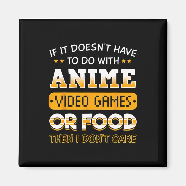 Imã Se Não Tiver a Ver Com Anime Video Game Ou  (Frente)