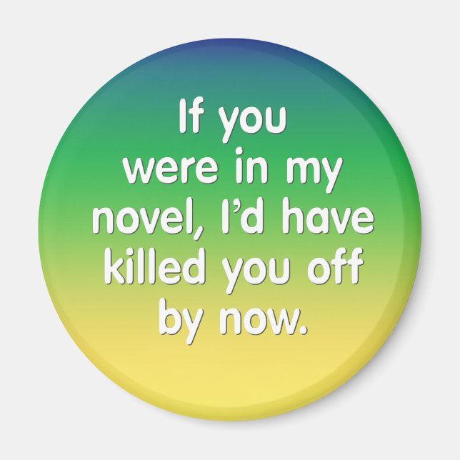 Imã Se você estivesse no meu romance (Frente)