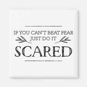 Imã Se você não pode ter medo, apenas faça com medo