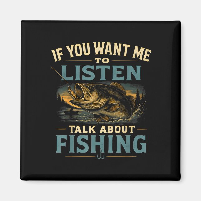 Imã Se você quiser que eu fale sobre pesca (Frente)
