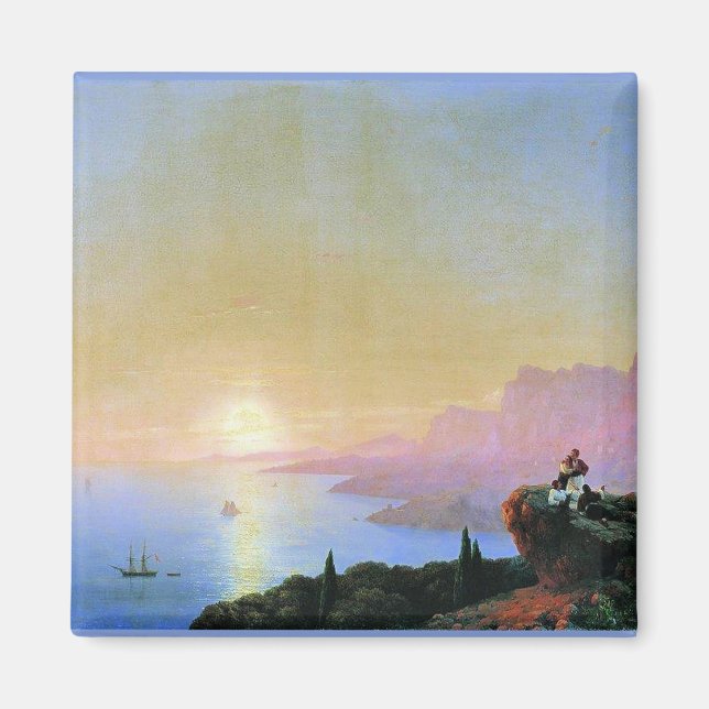 Imã Sea Bay por Ivan Aivazovsky, (Frente)