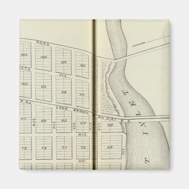 Imã Sea Girt and Primavera Lake Beach, Condado de Monm (Frente)