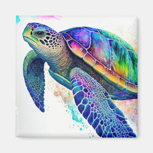Imã Sea Turtle Ocean Marine Life Beach Nature