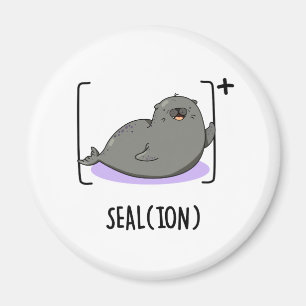 Imã Seal Ion Funny Sea Lion Pun