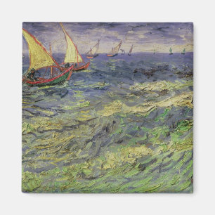 Imã Seascape de Vincent van Gogh em Saintes-Maries