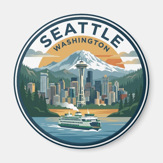 Imã Seattle EUA (Frente)