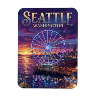 Ímã Seattle Great Wheel EUA
