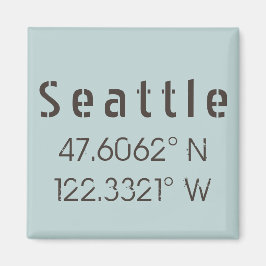 Imã Seattle Latitude e Longitude