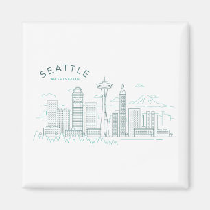 Imã Seattle Skyline Stroke