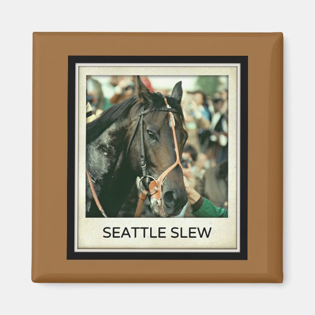 Imã Seattle Slew Thorogenie 1978 (Frente)