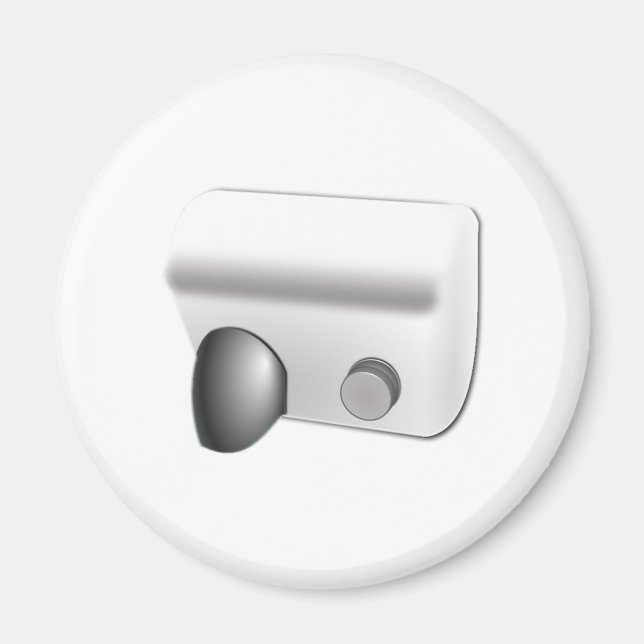 Imã Secador de Mão de Ar Quente (Frente)