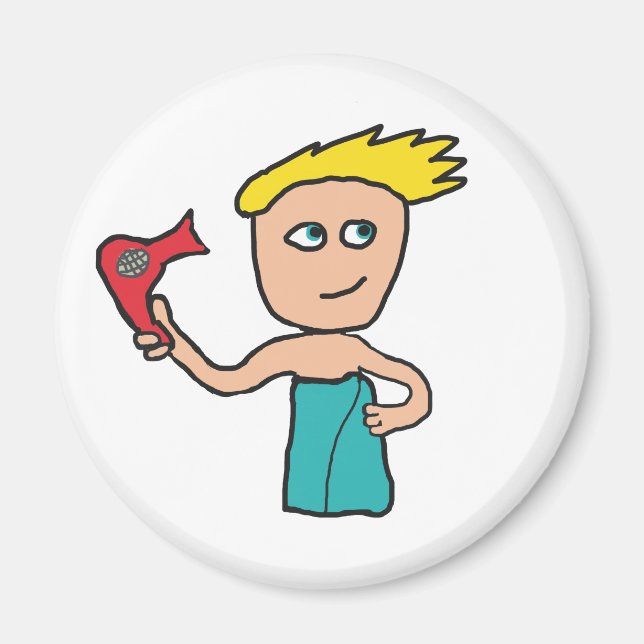 Imã Secagem de cabelo (Frente)