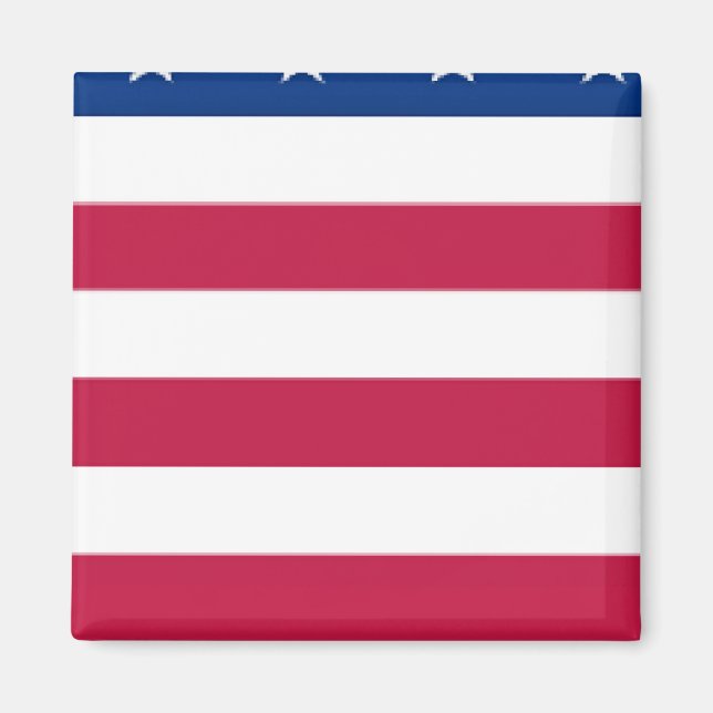 Imã seção 5 de 8 seções - US FLAG - Magnet (Frente)
