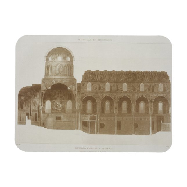 Ímã Seção transversal da Capela Palatina, Palermo, Sic (Horizontal)