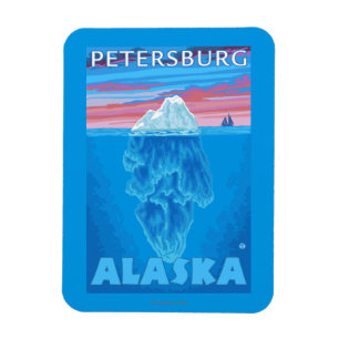 Ímã Secção transversal do iceberg - Petersburgo,