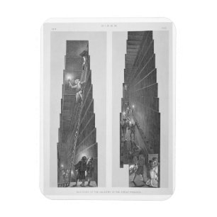 Ímã Seções da galeria na grande pirâmide, Gize