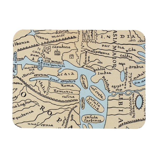 ÍMÃ SÉCULO DE SEGUNDO MAPA MUNDIAL (Horizontal)