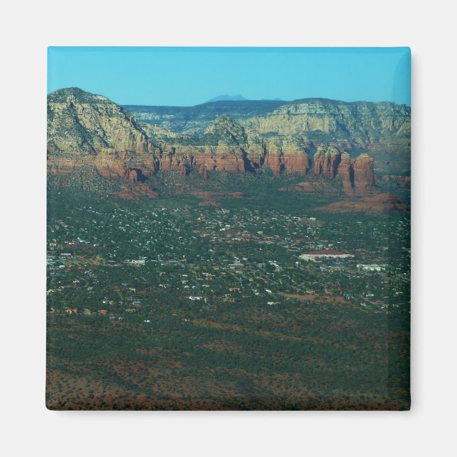 Imã Sedona e Coffee Pot Rock vistos de cima (Frente)