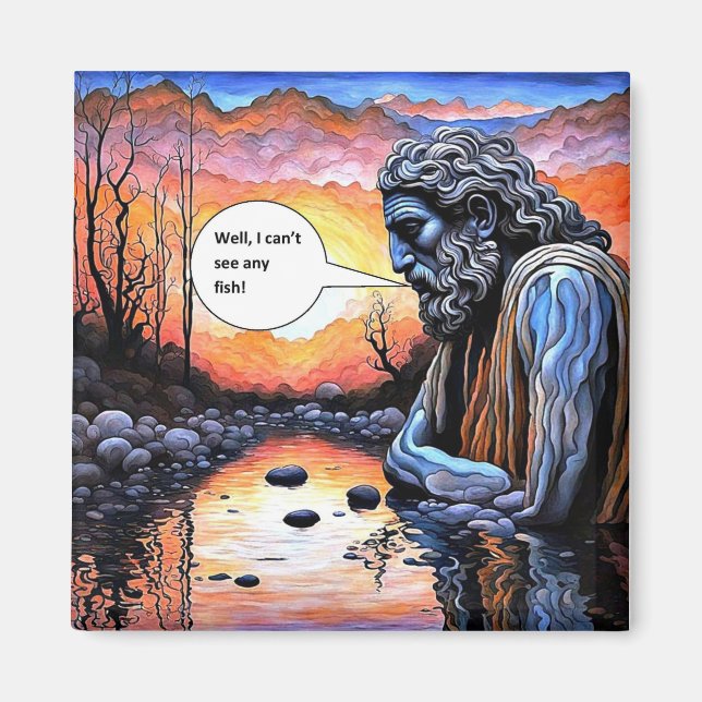 Imã See any fish (Frente)