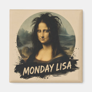 Imã Segunda-feira Lisa Arte Divertida do Renascimento