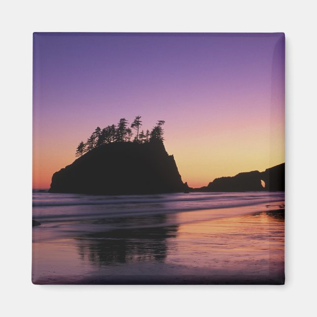 Imã Segunda Praia ao Crepúsculo, Parque Nacional Olímp (Frente)