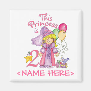 Imã segundo aniversário princesa