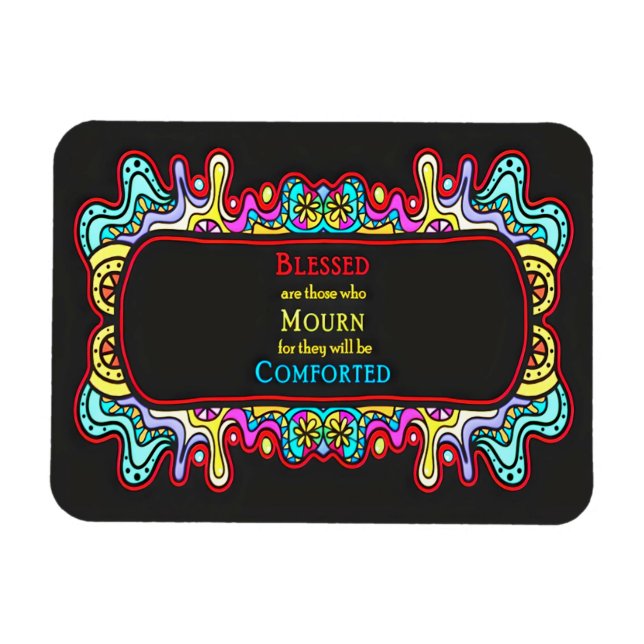 Ímã segundo Beatitude - Aqueles Que Choram (Horizontal)