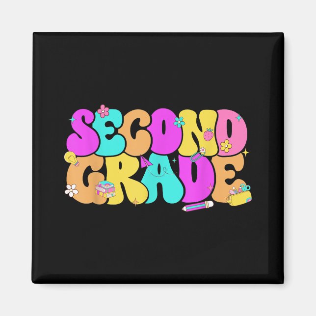 Imã Segundo De Groovy Segundo Grau De Volta Ao Lápis D (Frente)
