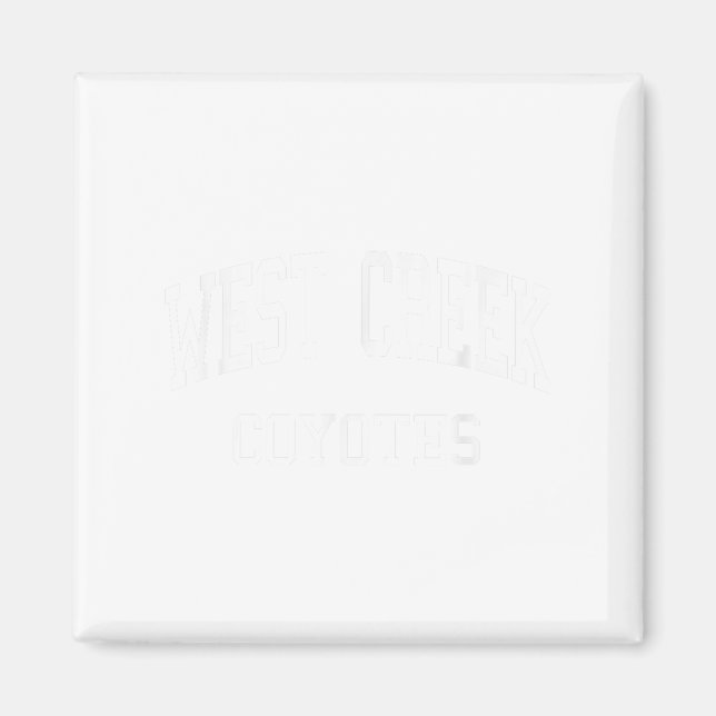 Imã Segundo grau De West Creek Hs Clarksville Tn Retro (Frente)