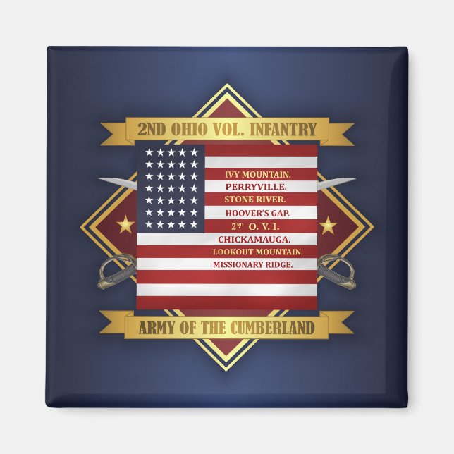 Imã segundo Ohio Volunteer Infantry (Frente)
