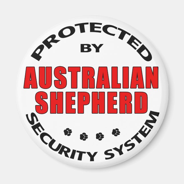 Imã Segurança do Pastor Australiano (Frente)